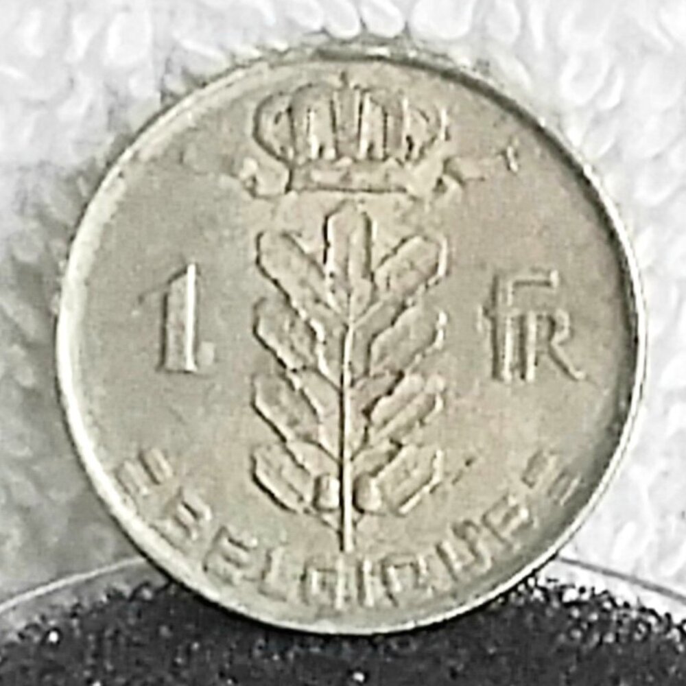 Circulated 1951 Belgium 1 Franc French Text Belgique Coin Made of Copper/Nickel!